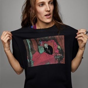 Zara Disney cruella devil tee